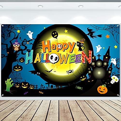 Cadılar bayramı Dekorasyon Afiş Mutlu Cadılar Bayramı Partisi Zemin Cadılar Bayramı fotoğraf kabini Arka Plan ile