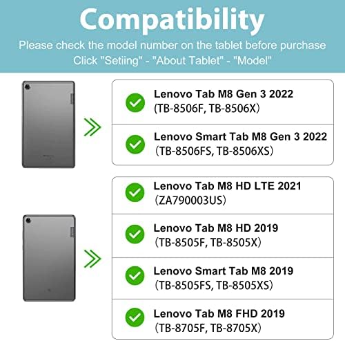 ProCase Çocuklar için Lenovo Tab M8 Gen 3 2022 / Akıllı Tab M8 Gen 3 2022 / HD LTE 2021/Tab M8 HD / Akıllı Tab M8