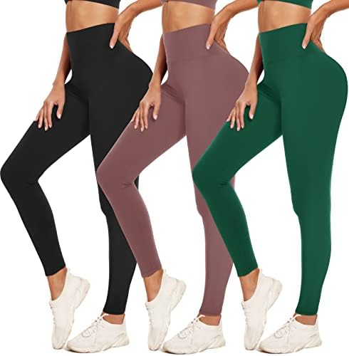 Kadınlar için tayt - Egzersiz Tayt Yüksek Belli Karın Kontrol Yoga Pantolon Egzersiz Koşu Atletik Bisiklet Spor Salonu-3