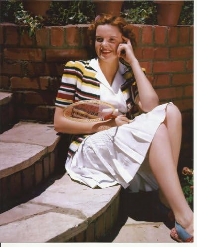 Genç Bir Judy Garland 8x10 inç Fotoğraflı tenis kıyafeti