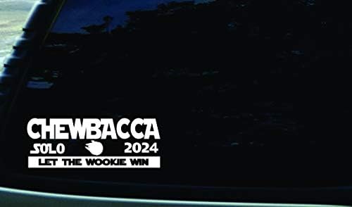 7.5 X 3 Chewbacca Solo 2024, Wookie'nin Aracınız, Kamyonunuz, Dizüstü Bilgisayarınız, Pencereniz için Vinil Kalıp