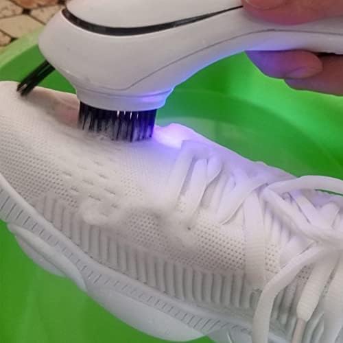 Elektrikli Ayakkabı Fırçası, Çok Fonksiyonlu Temizleme Temizleme Scrubber USB Şarjlı Ayakkabı Bez Temizleyici, El
