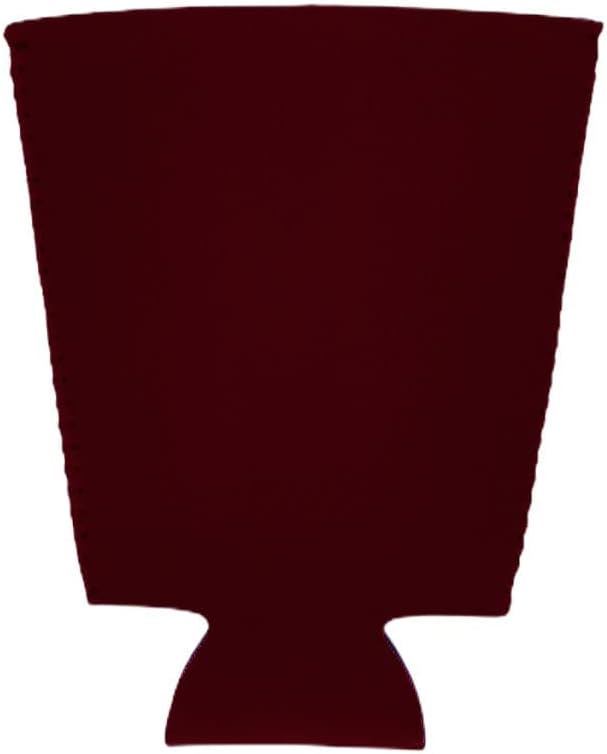 Boş Neopren Bira Bardağı Coolie (12'li Paket, Bordo)