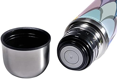 sdfsdfsd 17 oz Vakum Yalıtımlı Paslanmaz Çelik Su Şişesi Spor Kahve Seyahat Kupa Flask Hakiki Deri Sarılmış BPA Ücretsiz,