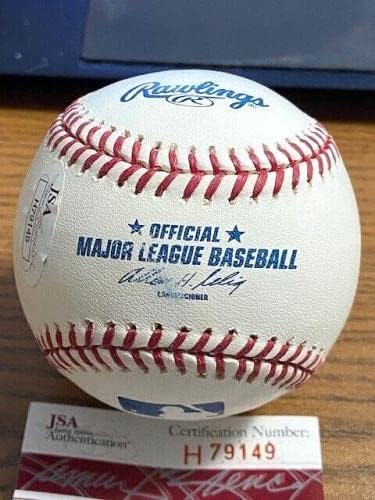 Peter Gammons 2 İmzalı Oml Beyzbol imzaladı! Espn, Major League Baseball Yazarı! Spink! Jsa! - İmzalı Beyzbol Topları