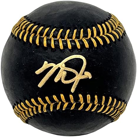 Mike Trout Los Angeles Angels İmzalı Siyah Resmi MLB Beyzbol MLB Otantik İmzalı Beyzbol Topları