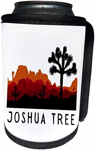 3dRose Silhouette Joshua Tree Baskılar-Can Soğutucu Şişe Sargısı (cc-362272-1)