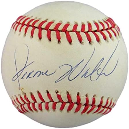 Jerome Walton Chicago Cubs İmzalı / İmzalı Rawlings ONL Beyzbol JSA 165525-İmzalı Beyzbol Topları