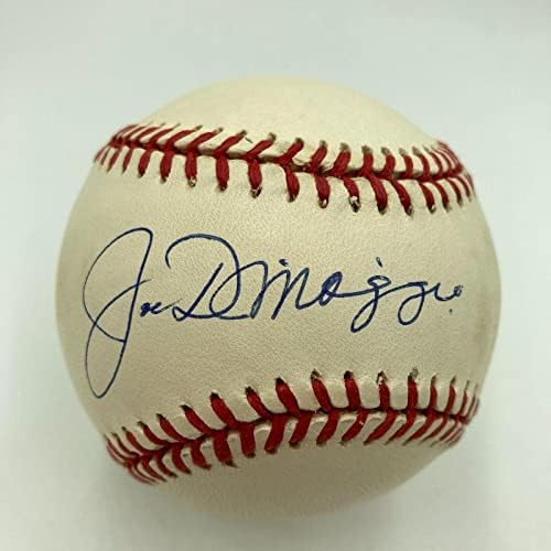 Güzel Joe Dimaggio, PSA DNA ORTAK İmzalı Beyzbol Toplarıyla Amerikan Beyzbol Ligi İmzaladı