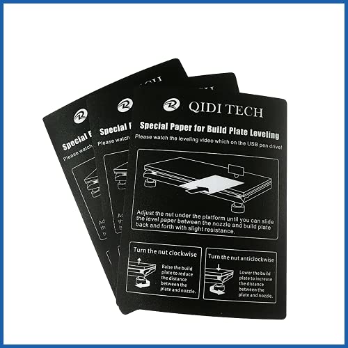 QIDI Teknolojisi Tesviye Kağıtları QIDI 3D Yazıcı (3 adet)
