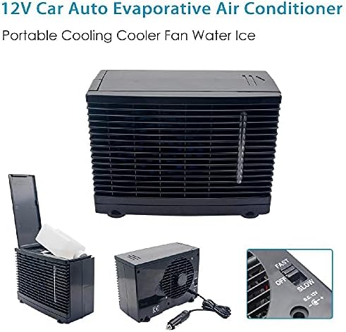 12V Su Soğutma Klima Fanı Soğutucu - TOTMOX Araba Klima Fanı Taşınabilir 12V Taşınabilir Araba Klima Soğutma Fanı