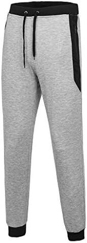 Erkek spor eşofmanı egzersiz pantolonları Casual Slim Fit Sweatpants Spor Eğitimi Koşu fermuarlı pantolon Cepler