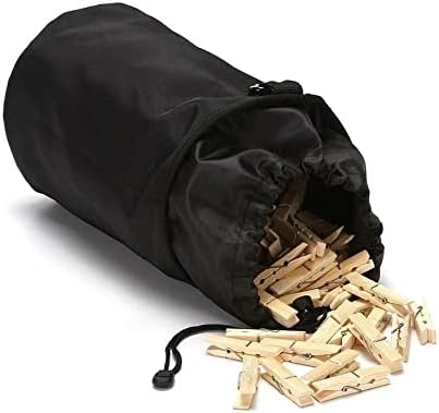 MinLia Katlanabilir Büyük Peg Çanta Oxford Bez Peg Çanta Çamaşır Giyim Pegs Saklama Çantası Açık Havada Asılı Clothespin