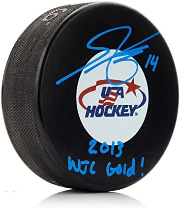 Shayne Gostis, Team USA 2013 WJC Gold ile anlaştı! Disk İmzalı NHL Diskleri
