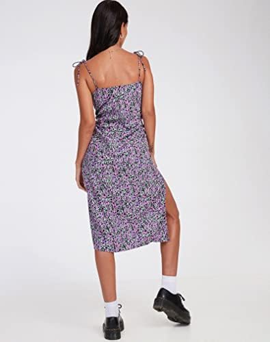 Argeousgor Y2K Çiçek Baskı Spagetti Kayışı Bodycon Maxi Elbise Derin V Boyun uzun elbise Seksi Backless Yaz Streetwear