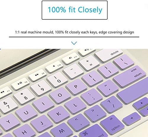 MUBUY Ultra İnce Klavye Kapağı için 2021 2020 Yeni MacBook Air 13 (Apple Model: A2179) sihirli Klavye, ABD Klavye