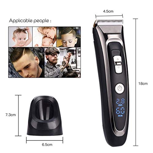 WALNUTA Akülü Saç Düzeltici Pro saç makasları Sakal Düzeltici Erkekler için Saç Kesimi Seti Akülü USB Şarj Edilebilir