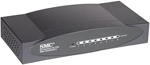 SMC-EZ6508TX 8 Bağlantı Noktalı 10/100Mbps Bağımsız, Yönetilmeyen SOHO Anahtarı