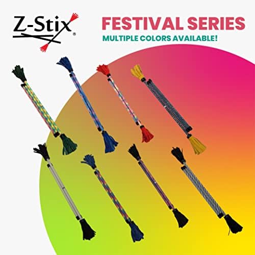 Z-Stıx Profesyonel Hokkabazlık Çiçek Çubukları-Şeytan Çubukları ve 2 El Çubuğu, Başlangıç Dostu-Festival Serisi (Çocuk