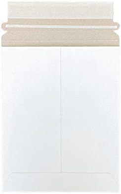 Progo 25 Paket 7 x 9 inç Kendinden Yapışkanlı Kapaklı Beyaz Karton Postalar