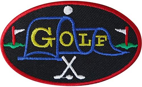 Golf Yama Demir Dikmek Giysi İşlemeli Rozet Kulüpleri Topları Nakış Aplike