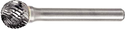 WİDİA Metal Removal Bur M41350 SD-M, Ana Kesim Kenarı, Bilye Şekli, 9,5 mm Kesme Çapı, Karbür, Sağdan Kesme, 6 mm