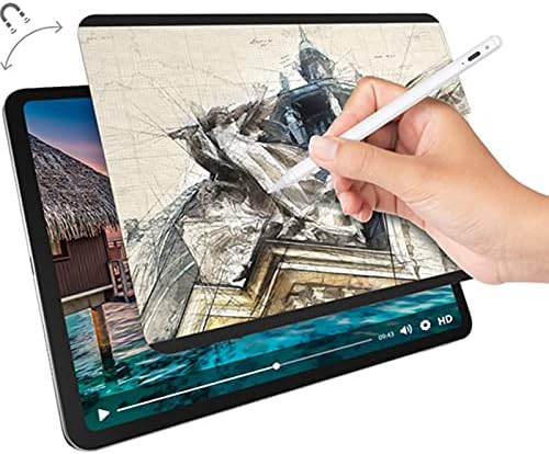 SwitchEasy SwitchPaper iPad Pro 12.9 Ekran Koruyucu, Çıkarılabilir Manyetik iPad Pro 12.9 Mat Ekran Koruyucu için