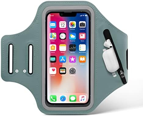 Tsuınz cep telefonu kol Bandı, su Geçirmez telefon tutucu Koşu Egzersiz Airpods Çantası Ayarlanabilir Koşu iphone