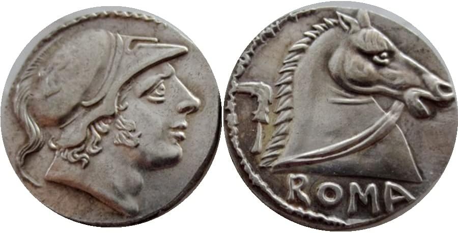 Gümüş Dolar Antik Roma Sikke Dış Kopya Gümüş Kaplama hatıra parası RM22