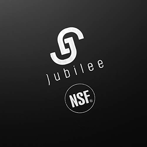 Jubilee 11 Yuvarlak Restoran Servis Tepsileri (2'li Set), Siyah-NSF Sertifikalı Kaymaz Yemek Servis Tepsisi