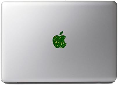 Koyu Yeşil Glitter Renk Değiştirici Çıkartması-Tüm Macbook Modelleri için Vinil Çıkartma