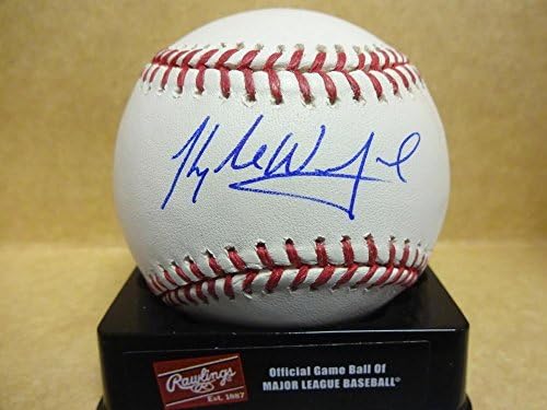 Kyle Weiland Boston Red Sox, M. L. Beyzbol ile coa İmzalı Beyzbol Topları İmzaladı