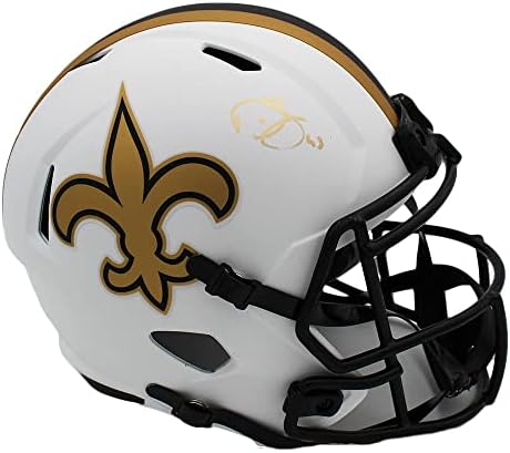 Darren Sproles İmzalı New Orleans Saints Speed Tam Boy Ay NFL Kaskı - İmzalı NFL Kaskları