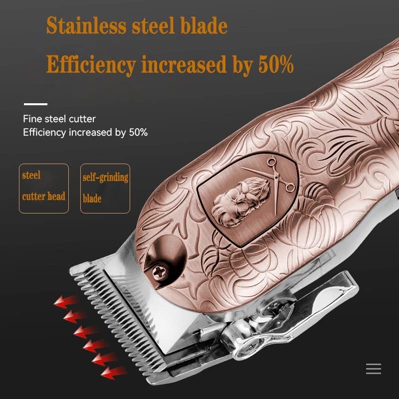 Erkekler için profesyonel saç Kesme makineleri, erkekler için profesyonel tam metal saç düzeltici berber elektrikli