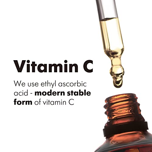 Hyaluronik Asitli Yüz için Vimty C Vitamini Serumu - Yaşlanma Karşıtı Parlatıcı Serum, Cildi Nemlendirmek, ince çizgileri