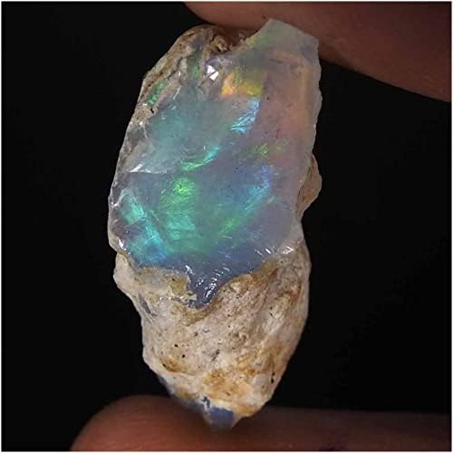 Jewelgemscraft™ 04.80 Ct. Ultra Yangın Ham Opal Taş, Doğal Kaba, Taş Kristalleri, Etiyopya Opal Kaya, Takı Yapma Malzemeleri,