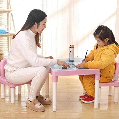 LİUYUNQİ çocuk çalışma masası ve Sandalye Seti Anaokulu çocuk sırtlı sandalye Boyama Sandalye çocuk Plastik Sandalye