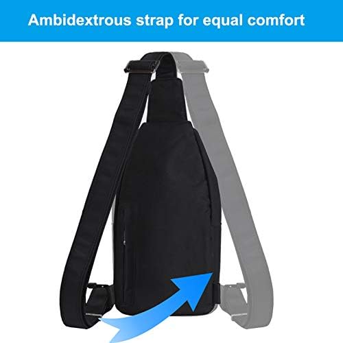 WATERFLY Küçük Crossbody asma sırt çantası Anti Hırsızlık seyahat için sırt çantası Göğüs omuzdan askili çanta