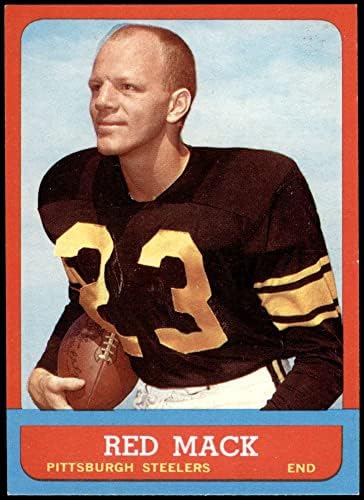 1963 Topps 125 Kırmızı Mack Pittsburgh Steelers (Futbol Kartı) ESKİ / MT + Steelers Notre Dame
