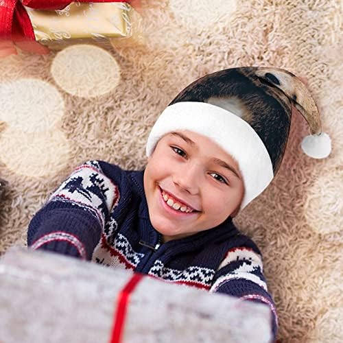 Alberta Boz Ayı Noel Şapka Yumuşak Peluş Santa Kap Komik Bere Noel Yeni Yıl Şenlikli Parti için