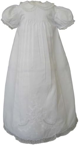 Feltman Brothers Bebek Kız Beyaz Vaftiz Vaftiz Elbisesi