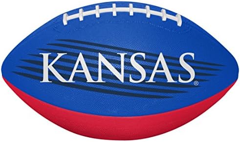 Rawlings NCAA Kansas Jayhawks Unisex 07903034111NCAA Downfield Genç Futbolu (Tüm Takım Seçenekleri), Mavi, Tek Beden
