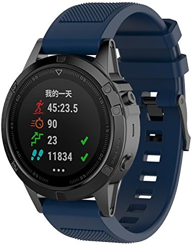 Garmin Yaklaşım S62 Smartwatch ile uyumlu Yedek Bantlar, Silikon Bant 22mm Tutuşunu Kauçuk Sapanlar saat kordonları