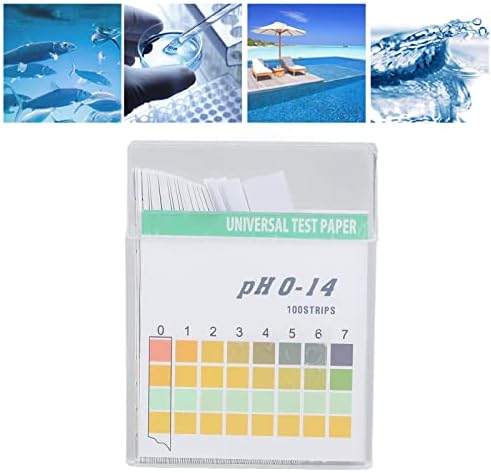 100 Adet PH test kağıdı, PH0 - 14 Su Test Şeritleri Profesyonel Ölçüm Test Şeritleri Doğru Evrensel Kozmetik İçme