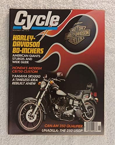 Harley Davidson Sturgis-Harley Davidson 80 İnç: Amerikan Devleri Sturgis ve Geniş Kayma Döngüsü Dergisi-Kasım 1980
