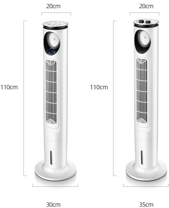 yok Klima Fanı Soğutma Küçük Klima Mobil Mini Soğutma Fanı Soğutma Fanı Küçük Kule Fanı (Renk : A, Boyut: 110cm)