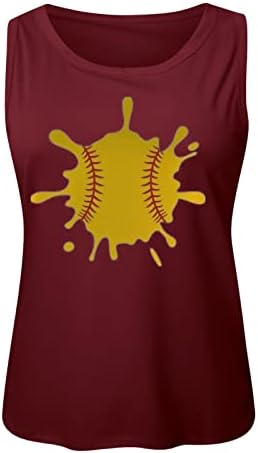 MIASHUI Uzun Egzersiz Gömlek kadın kadın Beyzbol Baskı Kolsuz Yelek Yaz Üç Renk T Shirt Hafif Gömlek