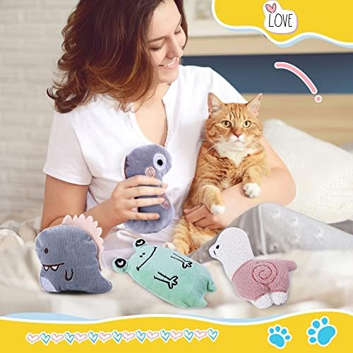 Mochalight 10 Parça Catnip Oyuncaklar için Kediler, Yavru, Kedi Oyuncaklar için Kapalı Kediler Küçük Köpekler, sevimli