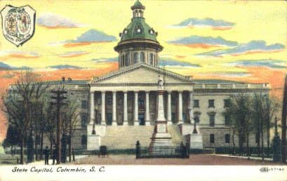 Columbia, Güney Carolina Kartpostalı