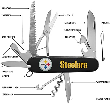 Spor Kasası NFL Pittsburgh Steelers Klasik Cep Çoklu Aracı